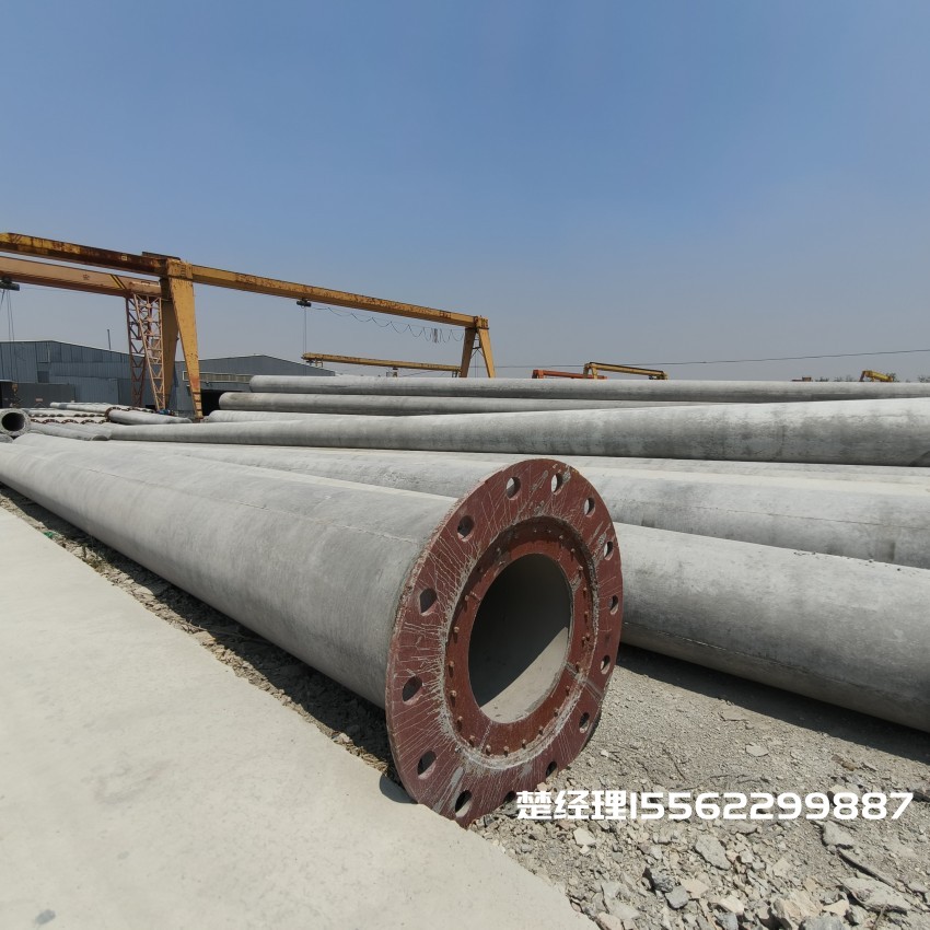 东川12米无拉线电杆